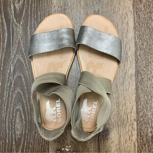 Sorel Womens tan Ella Strappy sandals 6.5